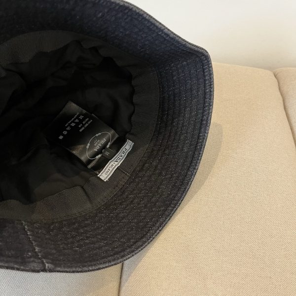 PR003 - Monogram Canvas Bucket Hat Black - Image 3