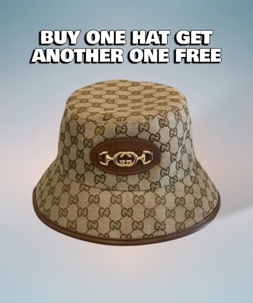 GC005 - Monogram Canvas Bucket Hat Brown