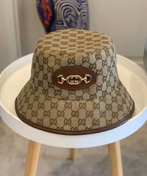GC005 - Monogram Canvas Bucket Hat Brown