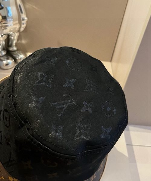 LV066 - Monogram Canvas Bucket Hat Black