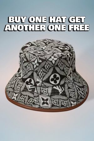 LV019 - Monogram Cotton Since 1854 Brown Monogram Bucket Hat