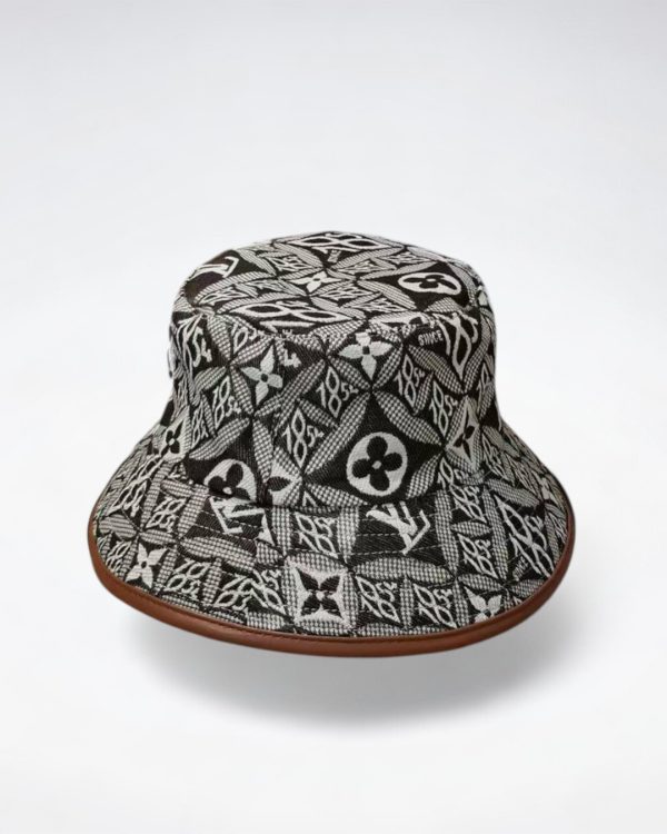LV019 - Monogram Cotton Since 1854 Brown Monogram Bucket Hat - Image 2