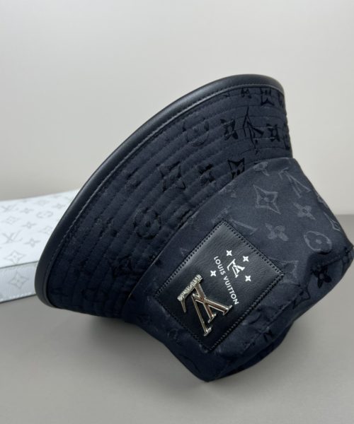 LV062 - Monogram Canvas Bucket Hat Black