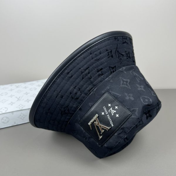 LV062 - Monogram Canvas Bucket Hat Black - Image 5