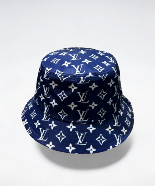 LV008 - Monogram Canvas Bucket Hat Blue