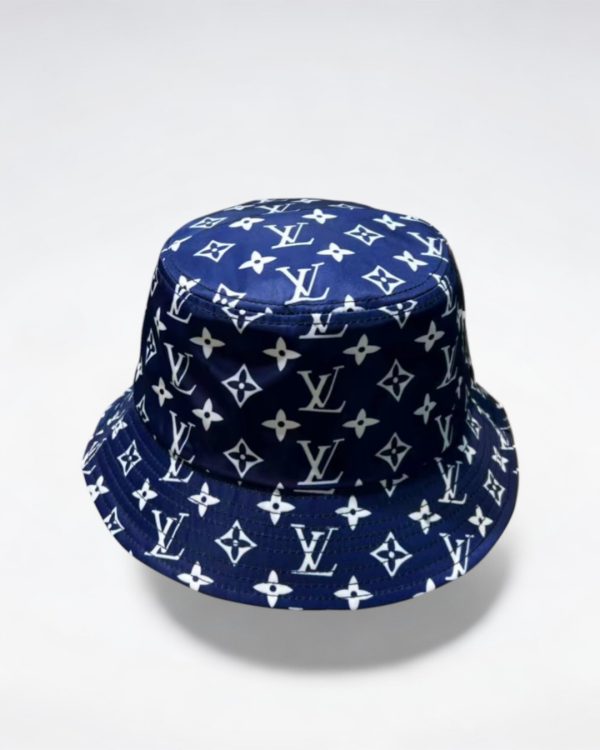 LV008 - Monogram Canvas Bucket Hat Blue - Image 2