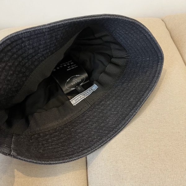 PR003 - Monogram Canvas Bucket Hat Black - Image 6