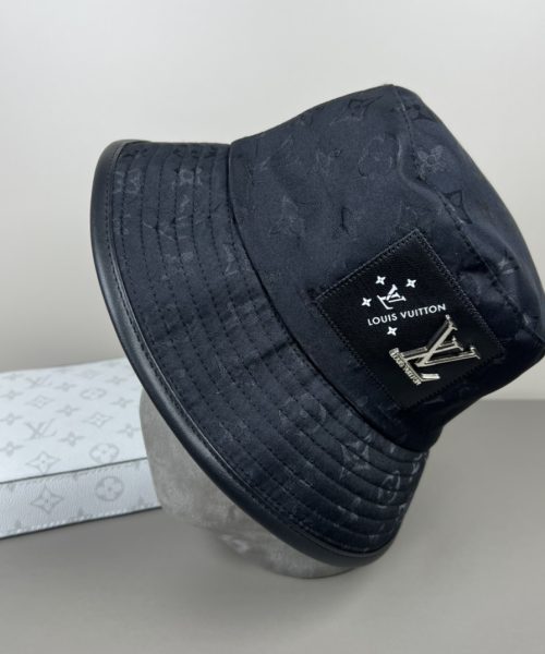LV062 - Monogram Canvas Bucket Hat Black