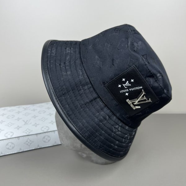 LV062 - Monogram Canvas Bucket Hat Black - Image 6