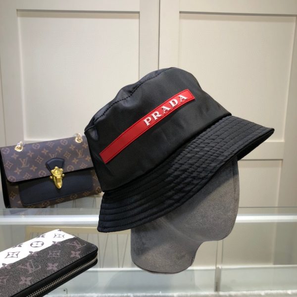 PR001 - Monogram Canvas Bucket Hat Black - Image 4
