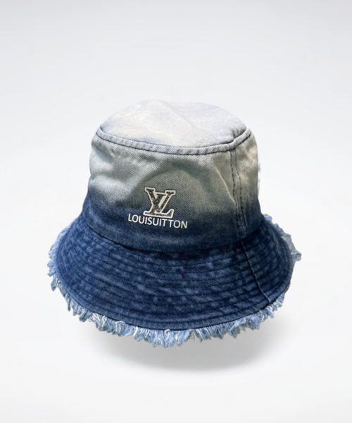 LV035 - Monogram Cotton Bucket Hat Blue