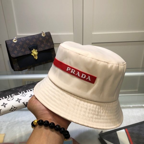 PR002 - Monogram Canvas Bucket Hat Cream - Image 3