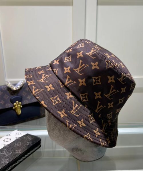 LV006 - Monogram Canvas Bucket Hat Brown
