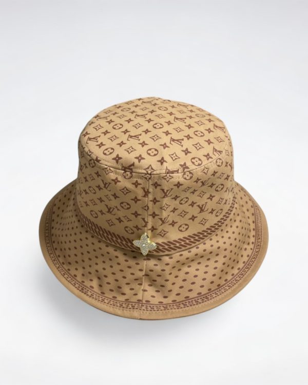 LV050 - Monogram Canvas Bucket Hat Brown - Image 2