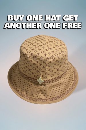 LV050 - Monogram Canvas Bucket Hat Brown