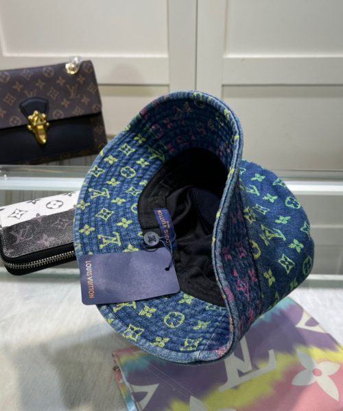 LV033 - Monogram Pink Denim Bucket Hat