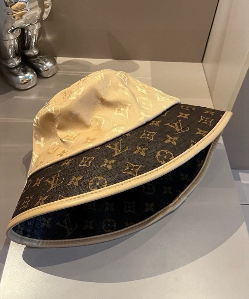 LV065 - Monogram Canvas Bucket Hat Beige