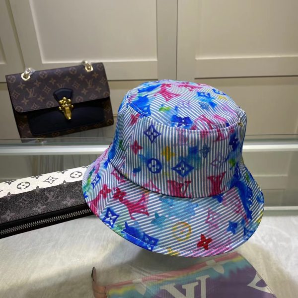 LV011 - Monogram Canvas Bucket Hat Multi Color - Image 5