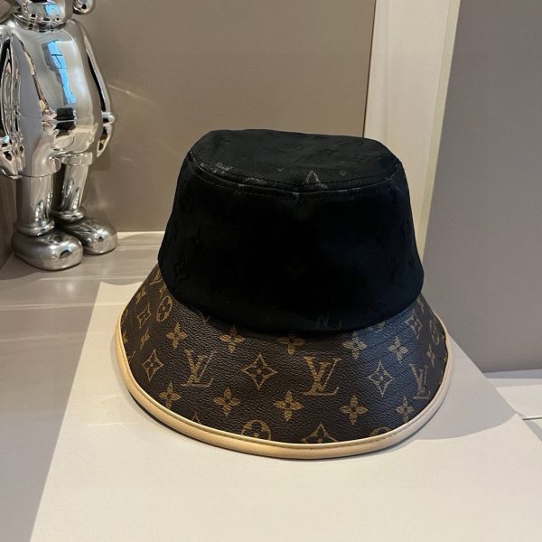 LV066 - Monogram Canvas Bucket Hat Black - Image 4