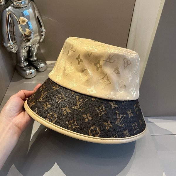 LV065 - Monogram Canvas Bucket Hat Beige - Image 3