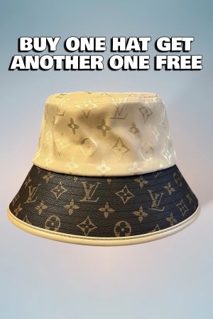 LV065 - Monogram Canvas Bucket Hat Beige