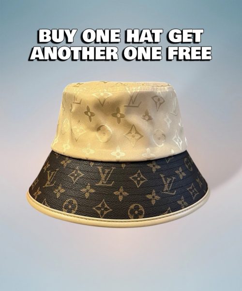 LV065 - Monogram Canvas Bucket Hat Beige