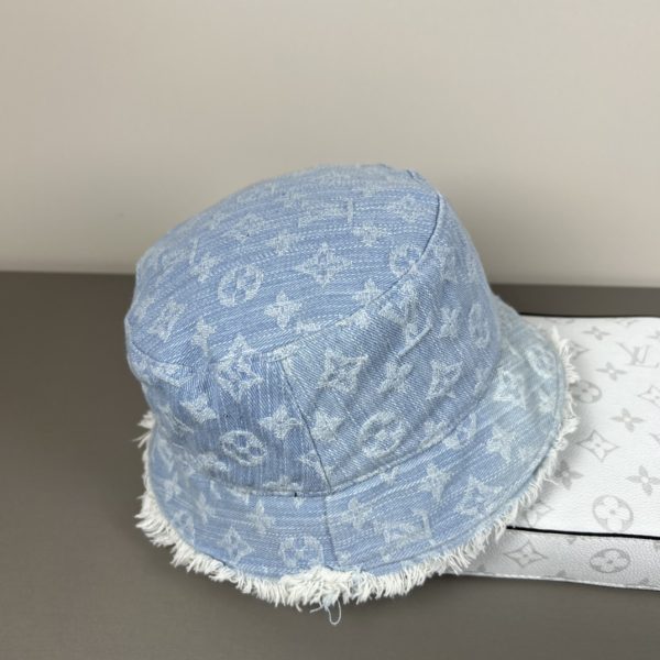 LV001 - Monogram Denim Bucket Hat - Image 8