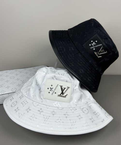 LV062 - Monogram Canvas Bucket Hat Black