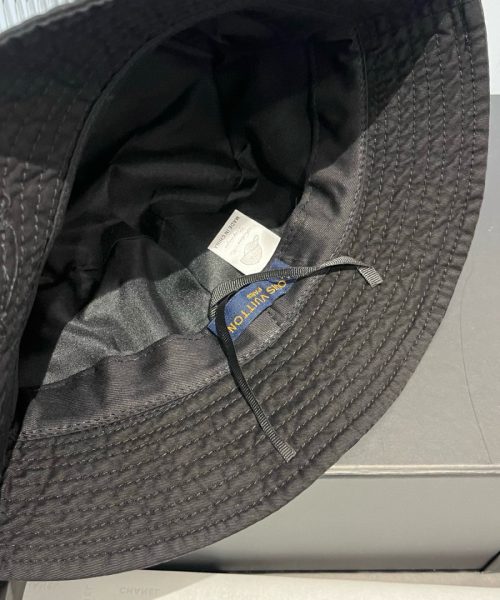 LV043 - Logo Cotton Bucket Hat Black
