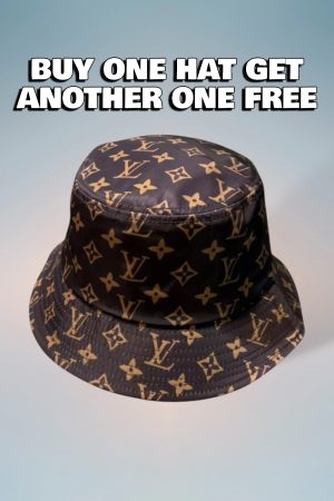 LV006 - Monogram Canvas Bucket Hat Brown