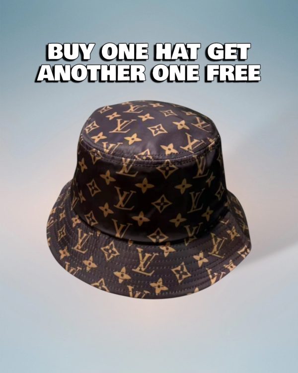 LV006 - Monogram Canvas Bucket Hat Brown