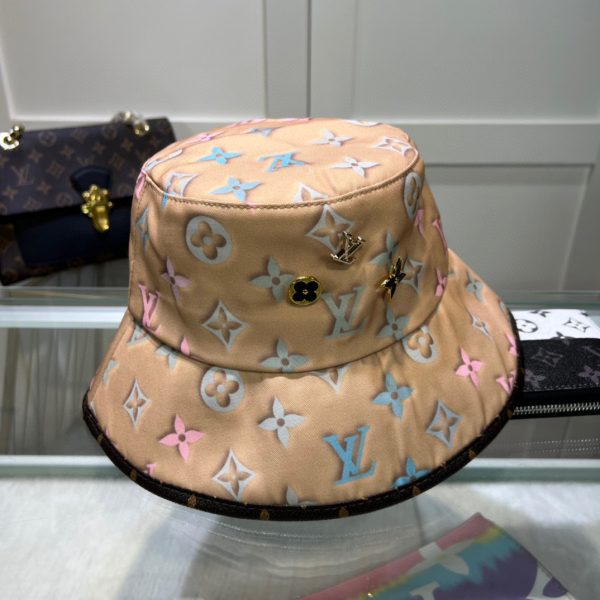 LV038 - Monogram Canvas Bucket Hat Beige - Image 4