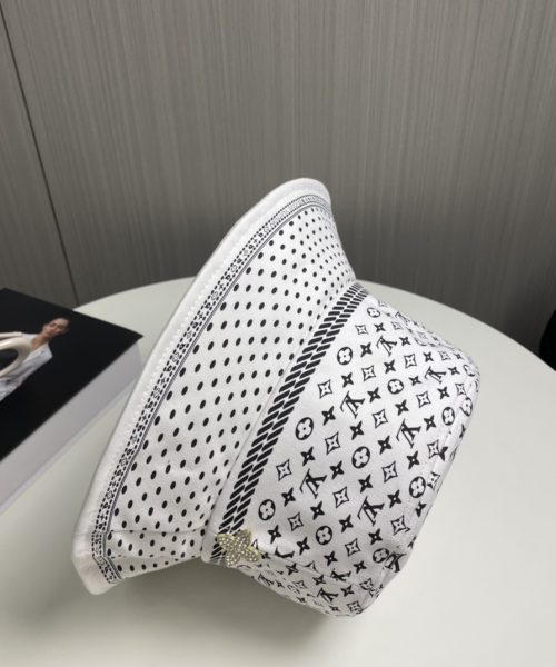 LV048 - Monogram Canvas Bucket Hat White