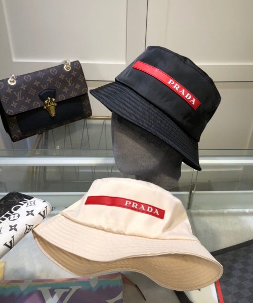 PR002 - Monogram Canvas Bucket Hat Cream