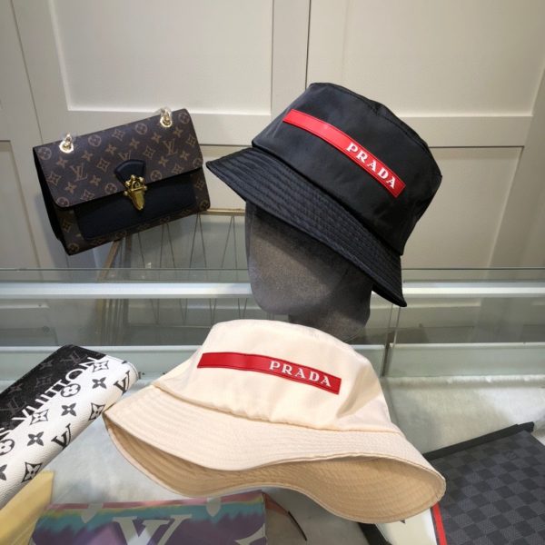 PR002 - Monogram Canvas Bucket Hat Cream - Image 6