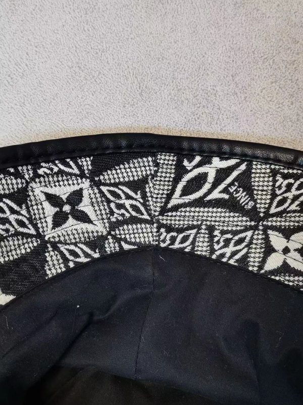 LV020 - Monogram Cotton Since 1854 Black Monogram Bucket Hat - Image 7