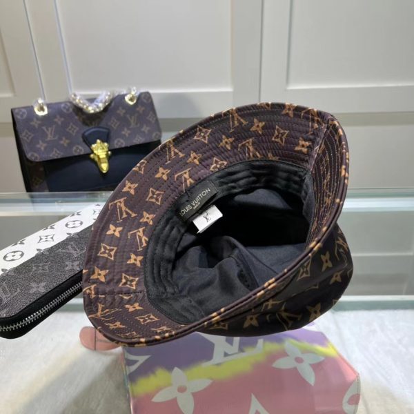 LV006 - Monogram Canvas Bucket Hat Brown - Image 5