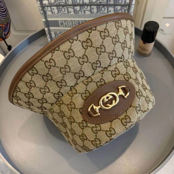 GC005 - Monogram Canvas Bucket Hat Brown - Image 5