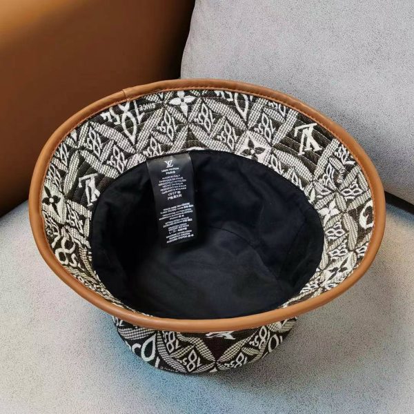 LV019 - Monogram Cotton Since 1854 Brown Monogram Bucket Hat - Image 3