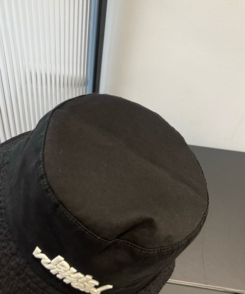 LV043 - Logo Cotton Bucket Hat Black