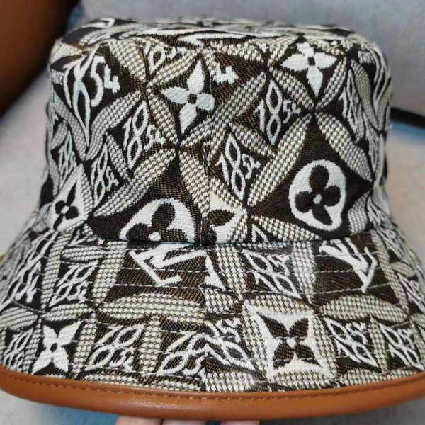 LV019 - Monogram Cotton Since 1854 Brown Monogram Bucket Hat - Image 6