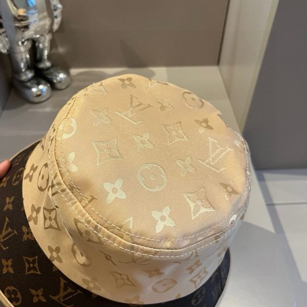 LV065 - Monogram Canvas Bucket Hat Beige - Image 4