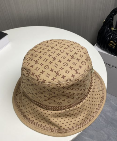 LV050 - Monogram Canvas Bucket Hat Brown