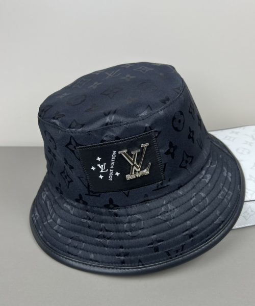 LV062 - Monogram Canvas Bucket Hat Black