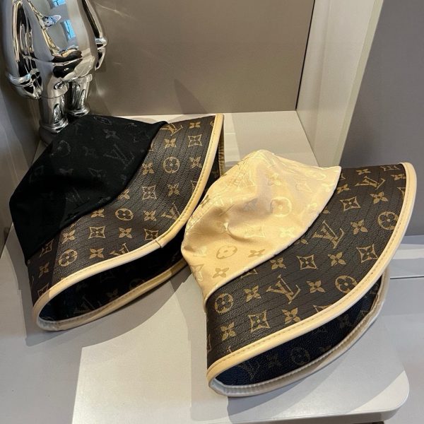 LV066 - Monogram Canvas Bucket Hat Black - Image 8