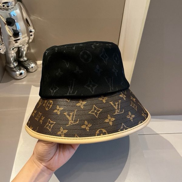 LV066 - Monogram Canvas Bucket Hat Black - Image 2