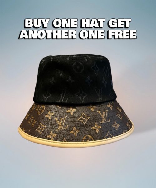 LV066 - Monogram Canvas Bucket Hat Black