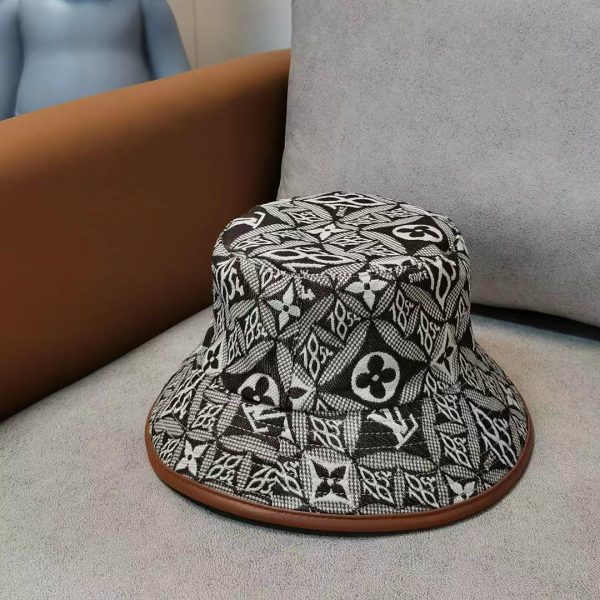 LV019 - Monogram Cotton Since 1854 Brown Monogram Bucket Hat - Image 4
