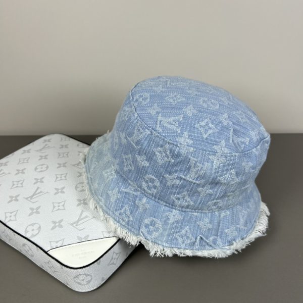 LV001 - Monogram Denim Bucket Hat - Image 6