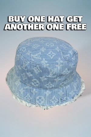 LV001 - Monogram Denim Bucket Hat